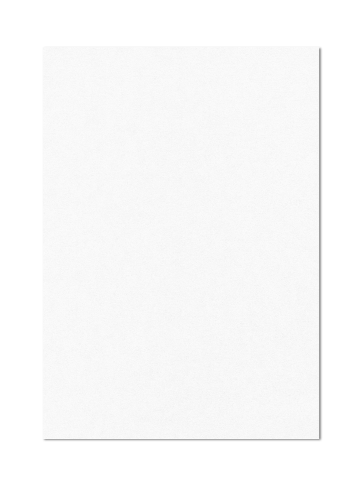 Blank White A4 Paper Sheet 